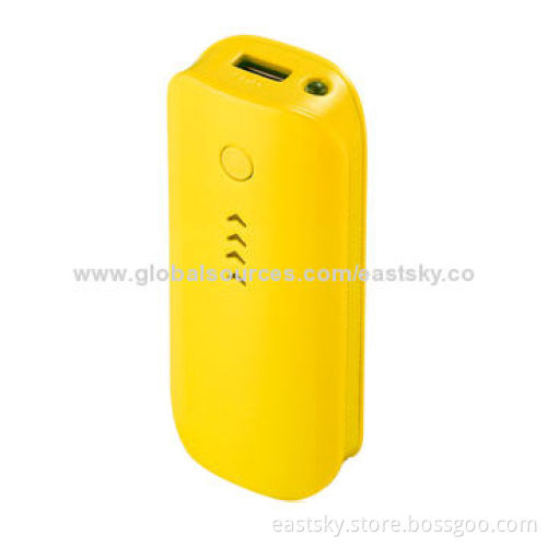 Promotional 4,400mAh charger, provide power for iPhone, iPod, digital camera and moreNew
